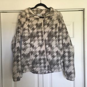 Columbia white and grey jacket